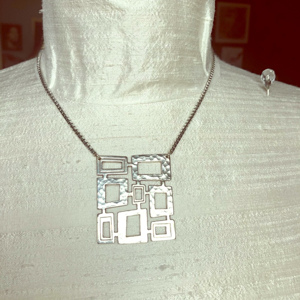 Brighton geometric square necklace
